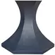 Bryce Navy 60" Round Glass Top Dining Table