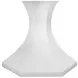 Bryce White 60" Round Glass Top Dining Table