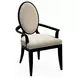 Boulevard Beige Upholstered Arm Chair Set of 2