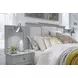 Glenbrook Pebble and Beige King Upholstered Wall Bed with 2 Nightstand and USB Charging