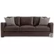 Ventura Brown Leather 86" Sofa