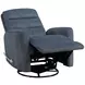 Takami Blue Swivel Recliner
