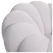 Pumpkin Gray Upholstered Swivel Chair and Round Ottoman