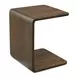 Carrie Dark Brown Rectangular Side Table