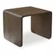 Carrie Dark Brown Rectangular Side Table