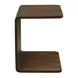 Carrie Dark Brown Rectangular Side Table