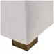 Mason Beige and Lume King Upholstered Panel Bed