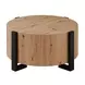 Darcie Brown Round Cocktail Table