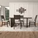 Norvell Gray Upholstered Side Chair Set of 2