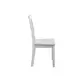 Naples White 42" Extendable Dining Table Set of 3