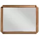 Woodmont Walnut 9 Drawer Flat Top Dresser with Rectangular Dornoch Mirror