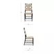 Laurel Natural and Black Dining Chair Set of 2
