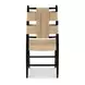 Laurel Natural and Black Dining Chair Set of 2