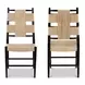 Laurel Natural and Black Dining Chair Set of 2
