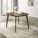 Miller Walnut Square Dining Room Set