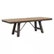 Transitions Driftwood and Sable 96" Extendable Rectangular Dining Table