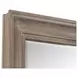 Lancaster Dovetail Gray 9 Drawer Dresser with Rectangular Mirror