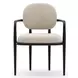 Madera Beige Performance Fabric Upholstered Dining Arm Chair