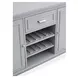 Harborwick Harbor Gray 2 Door Server