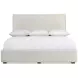 Highland Park Morel and Beige Queen Upholstered Storage Panel Sawyer Bed