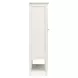 Willowbrook Egg Shell White 2 Glass Door Display Cabinet with LED