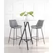 Byron Gray Bar Stool