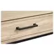 Craftsman Ridge Driftwood and Black Rectangular Sofa Table