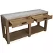 Plum Creek Sierra Brown Rectangular Sofa Table