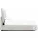 Monolith Gray Performance Fabric Queen Upholstered Panel Bed