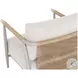 Muros Palazzo Cream Lounge Chair With Greige Base
