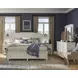 Willowbrook Egg Shell White 9 Drawer Dresser with Rectangular Mirror