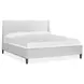 Lindon Belgian Wheat and White Upholstered Panel Bedroom Set