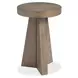 Lansbury Antique Wheat Round Accent End Table