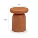 Lydia Orange Outdoor Round Side Table
