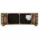 Tristan Swiss Coffee Upholstered Dining Bench