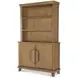 Cyrus Brown 2 Door Credenza and Hutch