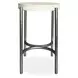 Jennings Edgecomb Gray and Weathered Antique Nickel Oval Occassional Table Set with 2 Ottomans