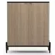 Madera Chocolate Koto Matte and Modern Walnut 2 Door Accent Chest
