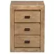 Plum Creek Sierra Brown 2 Drawer File Cabinet with Casters