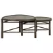 Hadleigh Black Coffee Bean Free Form Nesting Occassional Table Set