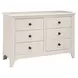 Taylor Seashell 6 Drawer Dresser