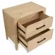 Somerset Butternut 2 Drawer Nightstand with USB Charging