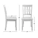 Naples White 42" Extendable Dining Table Set of 3