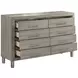 Lennox Gray Upholstered Panel Bedroom Set