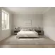Zest Light Gray King Upholstered Wall Panel Bed