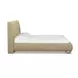 Rayne Honey King Upholstered Panel Bed