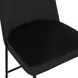 Sydney Black Performance Fabric Upholstered Counter Height Stool Set of 2