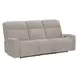 Traxton Jasper Taupe 92" Zero Gravity Triple Power Reclining Sofa with USB Charging