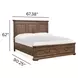 Adler Court Florentine Walnut Queen Storage Panel Bed