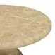 Cynthia Light Emperador Outdoor Round Side Table